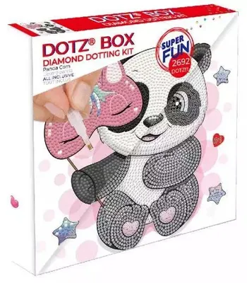Produktbild von DIAMOND DOTZ - Diamond Painting Panda mit Maske