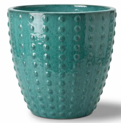 Zdjęcie produktu dla Doniczka ceramiczna Provencelia ATTILA Turkusowy, Ø30 cm x H29 cm, mrozoodporna
