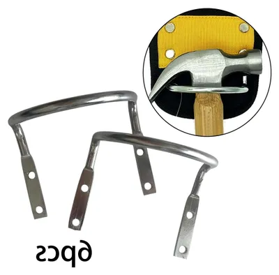 Produktbild von 6 Stück Hammerhakenhalter für die Wandmontage
