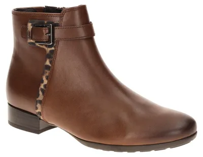 Produktbild von Gabor Damen Stiefeletten 8031, Ankle Boots mit Blockabsatz, Reißverschluss, Weite H, Absatz 2,5cm, Schafthöhe 13cm