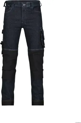 A pair of work jeans shown against a white background.