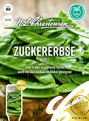 Produktbild von Zuckererbse Norli | Zuckererbsensamen von N.L. Chrestensen