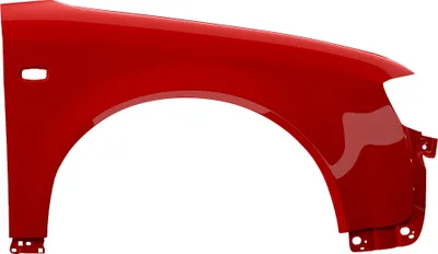 Productafbeelding van BLU Spatbord geschikt voor Audi A4 B6 LY3J Rechts Rood BrillantRot | 2000-2004 | Voorzijde | Gelakt | Montageklaar