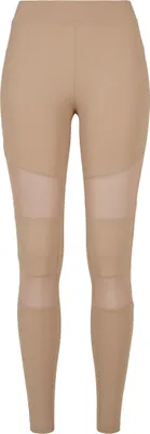 Image de Urban Classics Ladies - TECH MESH Leggings taupe - L