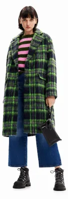 Produktbild von Desigual Damen WOMAN WOVEN OVERCOAT, Blau, XS EU