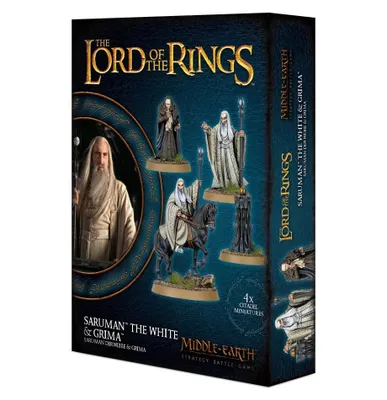 Produktbild von The Lord of the Rings Middle Earth Saruman the White & Grima