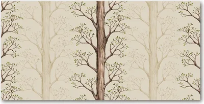 Produktbild von Tulup® Glas-Bild - 100x50 -Wandkunst - Wandbild hinter gehärtetem Sicherheitsglas  - Blumen & Pflanzen - Bäume - Braun