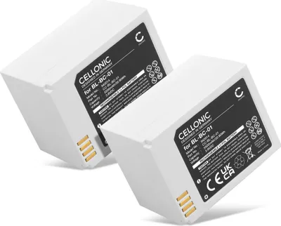 Produktbild von CELLONIC 2x Akku für Haustechnik Kompatibel mit EZVIZ C3A, BL-BC-01 - (5500mAh, 3.8V)
