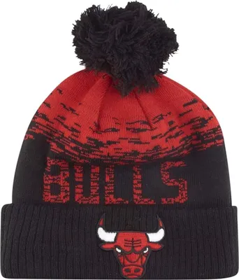 Produktbild von New Era Uni Mütze Bommelmütze Chicago Bulls, Schwarz Rot