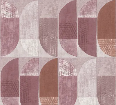 Produktbild von A.S. Création geometrische Tapete Geo Nordic Vliestapete rot rosa beige 10,05 m x 0,53 m