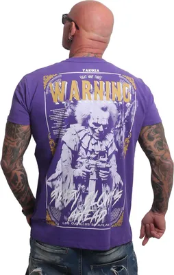 Produktbild von Yakuza Herren Scary Clowns Regular T-Shirt, Prism Violet, L