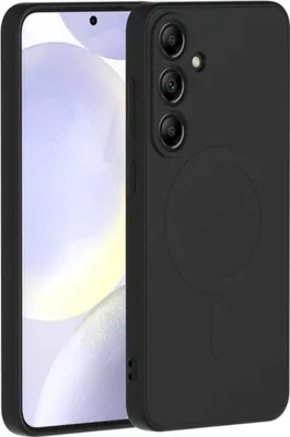 Image de Coque Silicone Magnet Galaxy S25 Noir