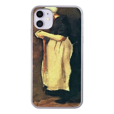 Produktbild von MuchoWow® Handyhülle Schutzhülle Hülle für iPhone 11 Die Scheveningerin - Vincent van Gogh Silikon Softcase Handy Hülle - Handytasche
