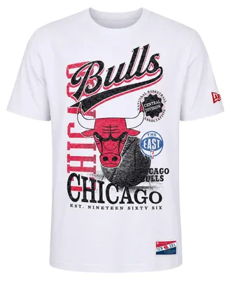 Produktbild von New Era NBA Shirt - GRAPHICS Chicago Bulls weiß - S