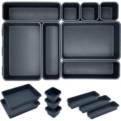 Produktbild von Schubladen Organizer Set 8 Teile Grau