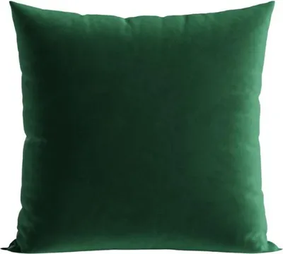 Obrázek produktu pro MARKIZETA Dekorační povlak na polštář 40x40 Velvi tmavě zelený; lahvově zelený VELVI0/POP/010/040040/1
