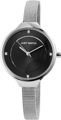 Produktbild von Damen-Uhr Edelstahl Meshband Analog Quarz Elegantes Design mit Strassbesatz mit Präzises Quarzwerk Modernes Edelstahl-Meshband Vielseitig kombinierbar