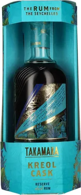 Produktbild von Takamaka KREOL CASK Reserve Dark Rum 40,3% Vol. 0,7l in Geschenkbox