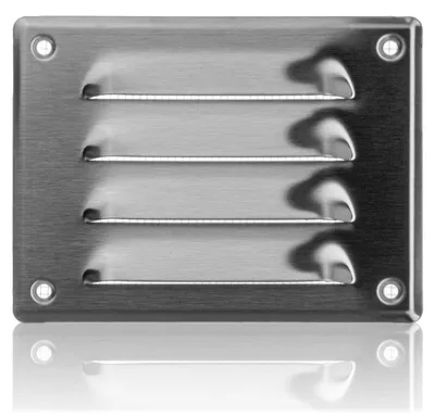Productafbeelding van Ventilatie Rooster met Insecten Gaas - 140x105mm
