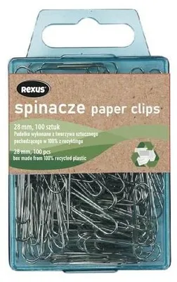 Obrázek produktu pro Ekologické kancelářské klipy 100ks.