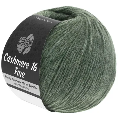 Produktbild von Lana Grossa Cashmere 16 Fine 034 Graugrün 50g