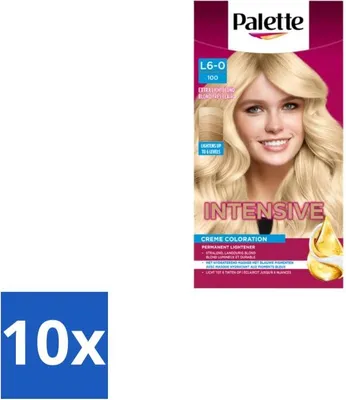 Obrázok produktu pre Poly Palette – farba na vlasy – 100 extra svetlo blond – 115 ml – výhodné balenie – 10 kusov