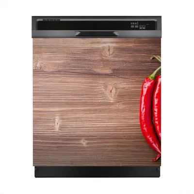 Produktbild von Aufkleber sticker 60x60 cm Dekorative folie Spülmaschine - Chilischote Paprika