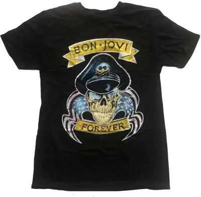 Image de Bon Jovi Forever Black T-shirt