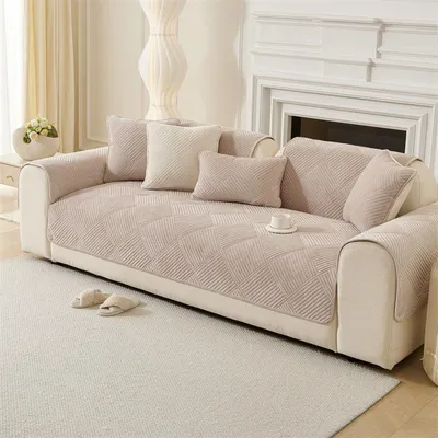 Immagine prodotto di Copridivano antiscivolo ispessito, copridivano 90x180cm, 3 posti, divano spesso, copridivano antiscivolo, protezione per mobili, tappetino per divano color kaki.