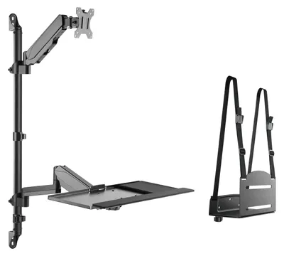 Zdjęcie produktu dla Equip 650170, 81,3 cm (32"), 8 kg, 100 x 100 mm, Opcja regulacji wysokości, 9,48 kg, Czarny