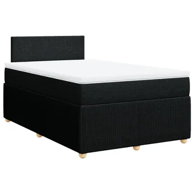 Produktbild von Boxspringbett mit Matratze Schwarz 120x200 cm Stoff