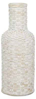 Productafbeelding van Glazen vaas, 20 cm lang, 8 cm breed, 56 cm hoog, geschikt voor decoratie
