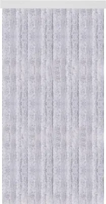 Produktbild von Flauschvorhang 80x220 cm in Unistreifen grau, viele Farben
