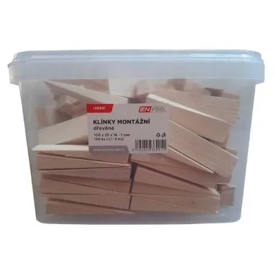 Produktbild von Montageschlüssel aus Holz, 100 x 25 x 16 - 1 mm, 120 Stück, ENPRO