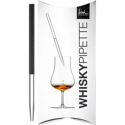 Produktbild von Eisch Whisky Pipette Gentleman Schwarz, Verdünnungspipette, Glas, Schwarz, 17 cm, 86599904