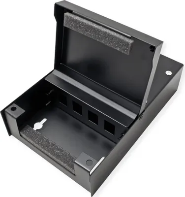 Produktbild von VALUE Wandgehäuse für 4x Keystones, schwarz