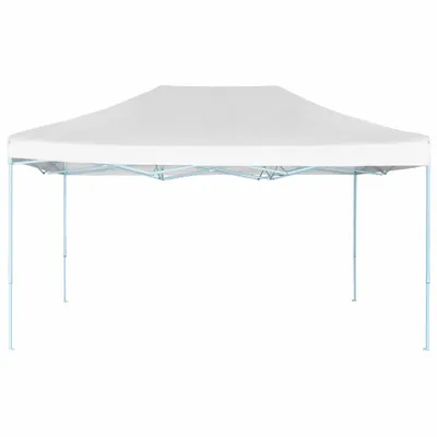Image de vidaXL Tente de réception professionnelle pliable 280x410x315 cm Acier blanc
