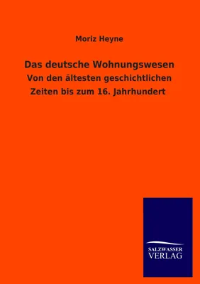 Produktbild von Das deutsche Wohnungswesen