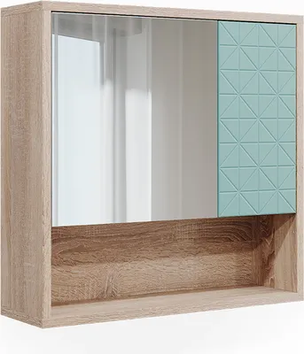 Produktbild von Badspiegelschrank Vicco Agasta Mintgrün 54 x 53 cm, Model 39629