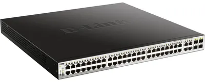 Obrázek produktu pro D-Link DGS-1210-52MP/E 52-Port L2 Smart Managed 48x PoE Gb Sw