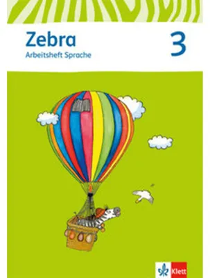 Produktbild von Zebra. Neubearbeitung. Arbeitsheft Sprache 3. Schuljahr
