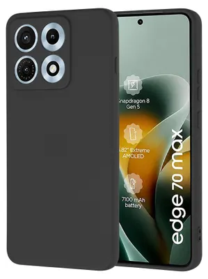 Produktbild von Techsuit - Schutzhülle SoftFlex für Motorola Edge 70 Max - Schwarz