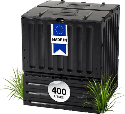 Image de GARANTIA ECO-KING Composteur 400 L, noir