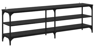 Immagine prodotto di Mobile TV Rovere Nero 160 x 30 x 50 cm