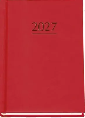 Zdjęcie produktu dla Kalendarz 2025, format B6, kolor czerwony - Michałczyk i Prokop