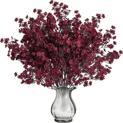 Produktbild von 15 Stück Gypsophila-Blumen für DIY-Blumenarrangements - Echte Touch-Seidenblumen für Dekoration