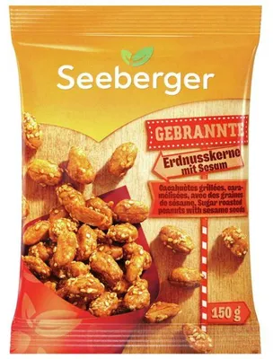 Produktbild von Gebrannte Erdnusskerne mit Sesam, Menge: 150 g