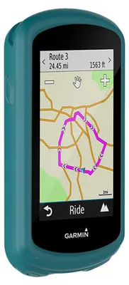 Immagine prodotto di Custodia subtel Silicone compatibile con Garmin Edge 1030 / Edge 1030 Plus protezione, case, bumper per navigatore GPS in verde – Assorbe urti, evita danni risparmia costose riparazioni