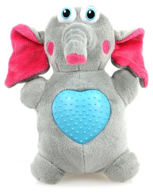 Image de SwissPet Eléphant en peluche Hearties - Jouets pour chiens