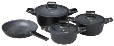 Produktbild von Mulex Malaga 7-teiliges Pannenset aus Gussaluminium mit Antihaft